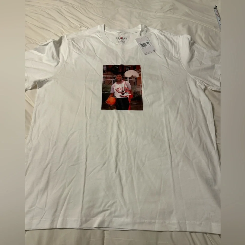Jordan Photo Tee - White with Photo Graphic - NWT - Size XXL